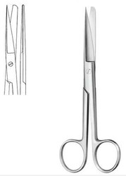 Operating - Dressing Scissors Sharp/Blunt 4 1/2"