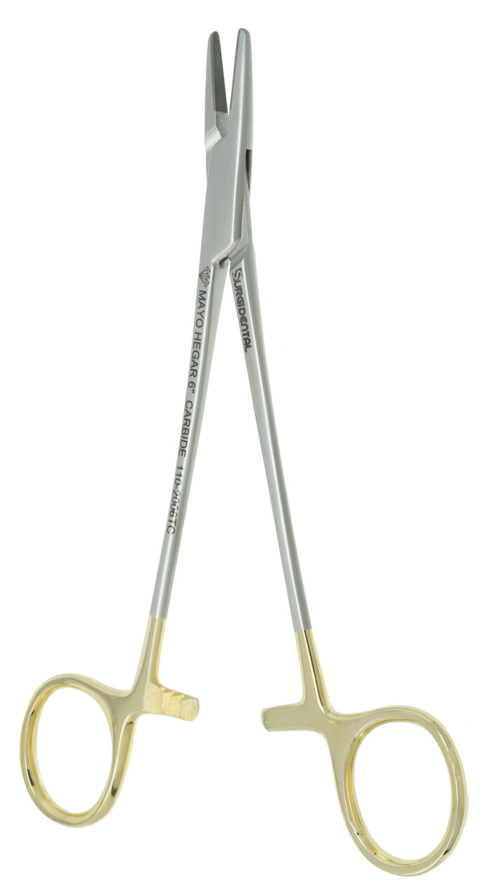 CrileWood Needle Holder 6" Carbide