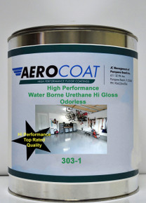 Aerocoat 303-1 Hi Perform Water Borne Urethane HiGloss Color - Low Odor