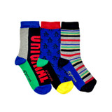 PENGUIN 3PK BOYS SOCKS BSHPE353