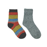 KIKU 2PK LADIES BOOT SOCKS LSHKI198