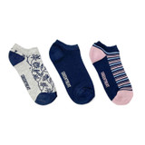 GREENTREAT 3PK LADIES TRAINER SOCKS LSHGT1916