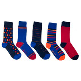 PENGUIN 5PK MENS SOCKS MSHPE2152