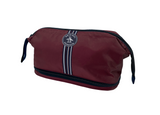 PENGUIN MENS OPEN TOP ZIP WASHBAG STRIPE TAPE PORT MBHPE013