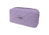 ELLESSE LADIES QUILTED WASHBAG WITH 2 ZIPS LILAC LBHEL007