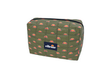 ELLESSE MENS QUILTED AOP WASHBAG WITH BADGE KHAKI MBHEL016