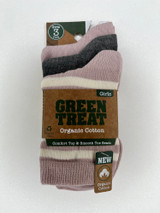 GREENTREAT 3PK GIRLS SOCKS GSHGT169