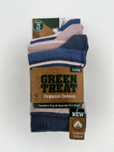 GREENTREAT 3PK GIRLS SOCKS GSHGT180
