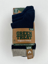 GREENTREAT 3PK BOYS SOCKS BSHGT183