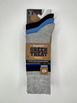 GREENTREAT 3PK MENS SOCKS MSHGT2002