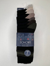 SOHO 7PK MENS SOCKS MSHSO1182