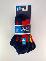 PENGUIN 5PK BOYS TRAINER LINER BSHPE421
