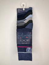 SOHO 7PK MENS SOCKS MSHSO1309