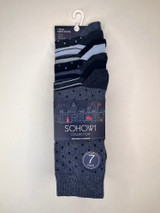 SOHO 7PK MENS SOCKS MSHSO1267