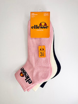 ELLESSE 3PK LADIES SOCKS LSHEL1476