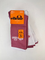 ELLESSE 3PK LADIES SOCKS LSHEL877