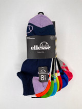 ELLESSE 8PK UNISEX SOCKS USHEL032