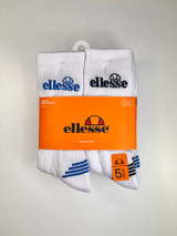 ELLESSE 5PK MENS SOCKS MSHEL1425