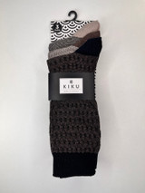KIKU 3PK MENS SOCKS MSHKI037