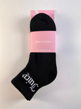 JUICY COUTURE 3PK LADIES QUARTER SOCKS LSHJU006