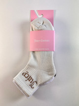 JUICY COUTURE 3PK LADIES QUARTER SOCKS LSHJU005