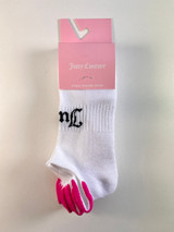 JUICY COUTURE 3PK LADIES TRAINER SOCKS LSHJU024