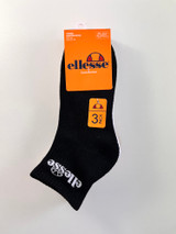 ELLESSE 3PK LADIES QUARTER SOCKS LSHEL1604