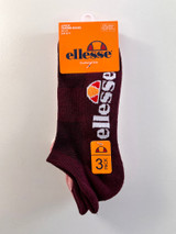 ELLESSE 3PK LADIES TRAINER SOCKS LSHEL1704