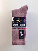 HEWITT & MUNRO 3PK LADIES THERMAL SOCKS LSHHM684