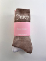 JUICY COUTURE 3PK LADIES CREW SOCKS LSHJU004