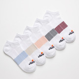 ELLESSE 5PK LADIES TRAINER LINER SOCKS LSHEL1862