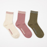 GREENTREAT BAMBOO 3PK LADIES QUARTER SOCKS TERRY RIB LSHGT2456