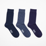GREENTREAT BAMBOO 3PK MENS ANKLE SOCKS MSHGT1992