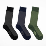 GREENTREAT BAMBOO 3PK MENS ANKLE SOCKS MSHGT2408