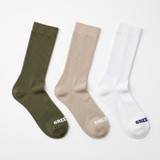 GREENTREAT BAMBOO 3PK MENS CREW SOCKS MSHGT2666