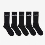 ELLESSE 5PK MENS COTTON BLEND CREW SOCKS MSHEL721