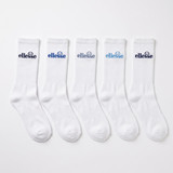 ELLESSE 5PK MENS COTTON BLEND CREW SOCKS MSHEL842