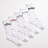 ELLESSE 5PK MENS COTTON BLEND CREW SOCKS MSHEL1657