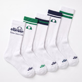 ELLESSE 5PK MENS COTTON BLEND CREW SOCKS MSHEL1668