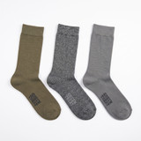 GREENTREAT BAMBOO 3PK MENS ANKLE SOCKS MSHGT2636