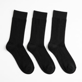 GREENTREAT BAMBOO 3PK MENS RIB ANKLE SOCKS MSHGT2771