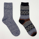 KIKU 2PK LADIES BOOT SOCKS LSHKI491