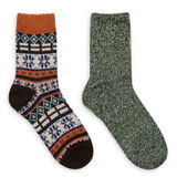 KIKU 2PK LADIES BOOT SOCKS LSHKI494