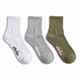 ELLESSE 3PK LADIES QUARTER SOCKS LSHEL1808