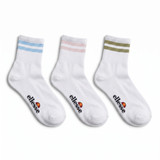 ELLESSE 3PK LADIES QUARTER SOCKS LSHEL1814