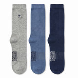 Penguin 3PK MENS CREW SOCKS MSHPE2824