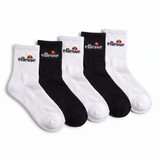 ELLESSE 5PK MENS QUARTER SOCKS MSHEL2218