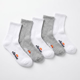 ELLESSE 5PK MENS QUARTER SOCKS MSHEL2220