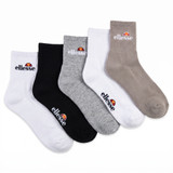 ELLESSE 5PK MENS QUARTER SOCKS MSHEL2226