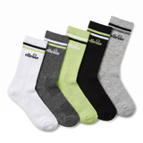 ELLESSE 5PK MENS SOCKS MSHEL1654